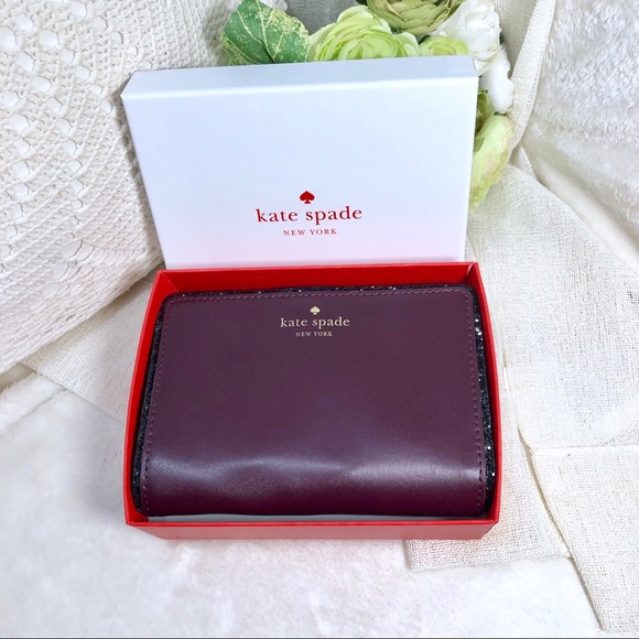 💛KATE SPADE💛 Plum Wallet - Picture 3 of 8